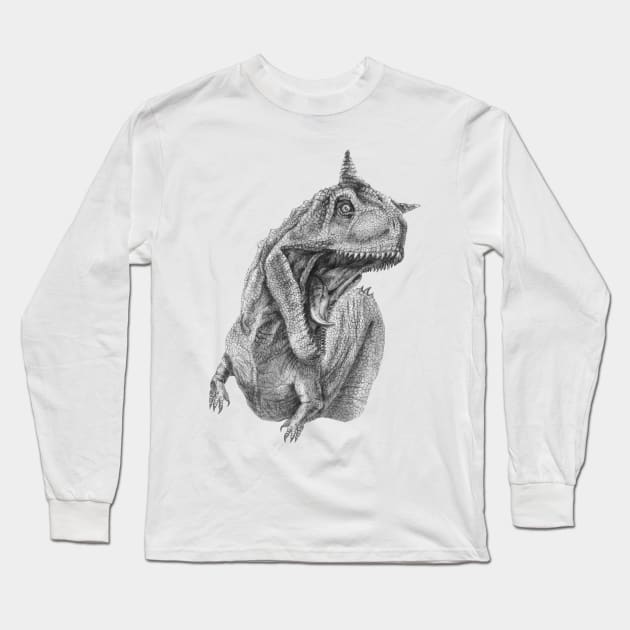 Carnotaurus Long Sleeve T-Shirt by TimeSkiff